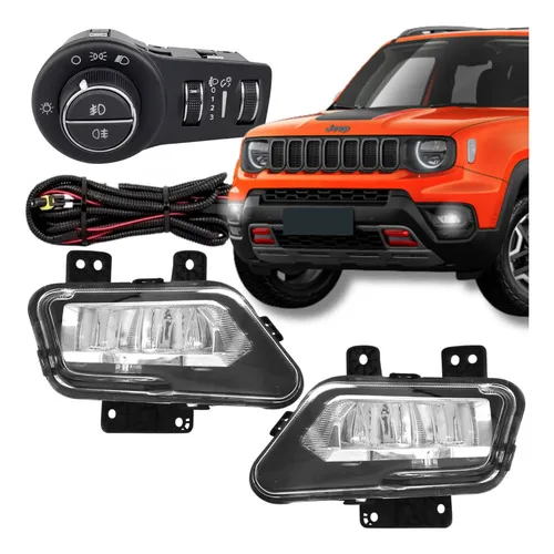 Farol De Milha Neblina Auxiliar Jeep Renegade 2023 2024