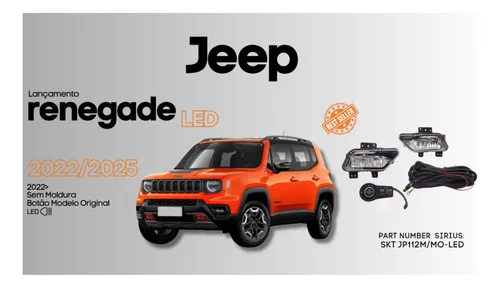 Imagem do produto Farol De Milha Neblina Auxiliar Jeep Renegade 2023 2024