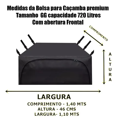 Imagem do produto Mala Caçamba Horizontal Reforçada 720l Rampage Laramie 2024