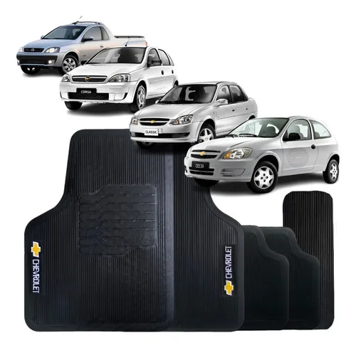 Imagem do produto Jogo Tapete Linha Chevrolet 5 Pçs Escolha Modelo Veículo