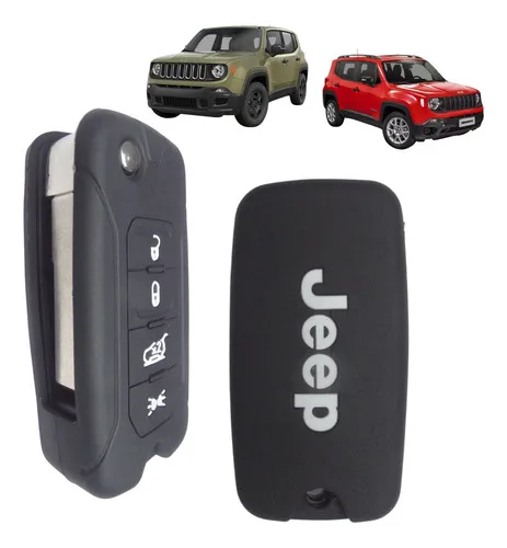 Capa Carcaça Chave Canivete Jeep Renegade 2014 Ate 2022