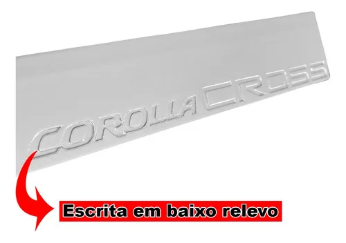 Imagem do produto Jogo Friso Lateral Corolla Cross Prata Lua Nova