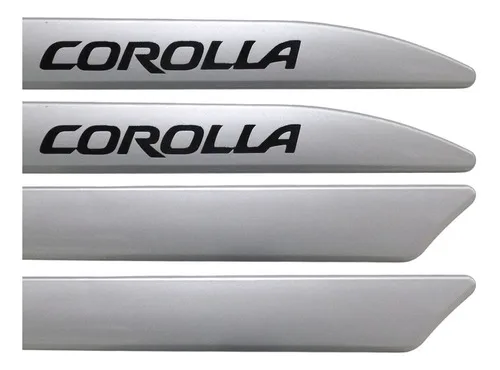 Imagem do produto Jogo Friso Lateral Corolla 2018 2019 2020 Prata Super Nova