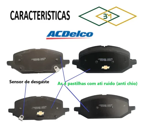 Imagem do produto Pastilha Freio Novo Onix 2020 2021 2022 Lt Ltz Plus Premier