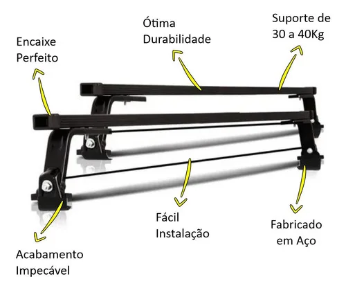 Imagem do produto Rack Teto Travessa Prisma 2006 2007 2008 2009 2010 2011 2012