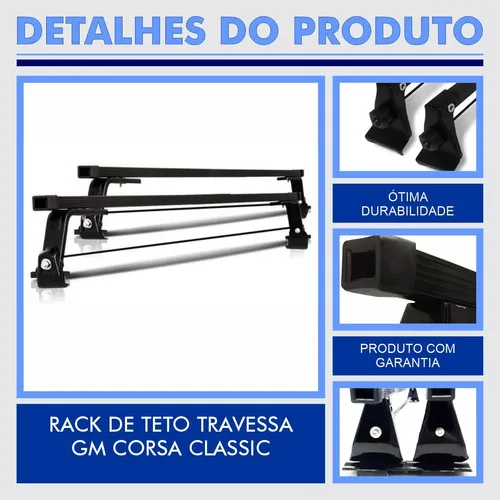 Imagem do produto Rack Teto Travessa Prisma 2006 2007 2008 2009 2010 2011 2012