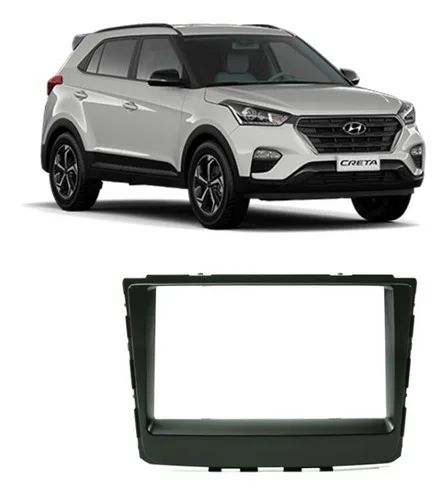 Moldura Expex 2 Din Creta 2016 A 2021 Preta Epx 301