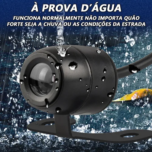 Imagem do produto Kit Tela Monitor Lcd 4,3 '' + Câmera De Ré Hd + Sensor De Ré