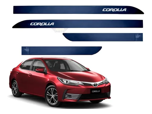 Friso Lateral Facão Corolla 2008 A 2020 Escolha Aqui Sua Cor