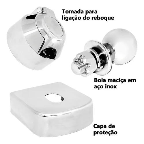 Imagem do produto Rabicho Jeep Renegade 2015 A 2025 700kg Engate Kit Completo