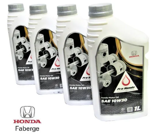 Imagem do produto Kit 4 Óleo Motor Honda 10w30 Mineral Fit Crv City Accord