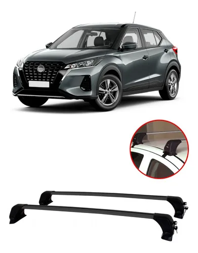 Rack Teto Bagageiro Nissan Kicks Active Sem Longarina Kiussi