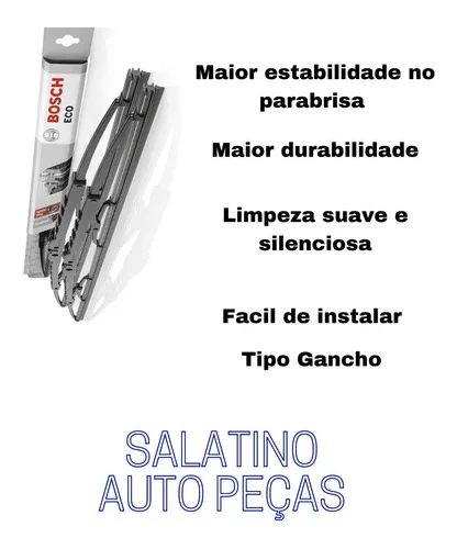 Imagem do produto Palheta Parabrisa Kicks 2017 2018 2019 2020 Original Bosch