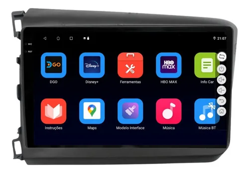 Imagem do produto Multimidia Adak Iplay G2 Honda Civic G9 2012 A 2016 64gb 9'