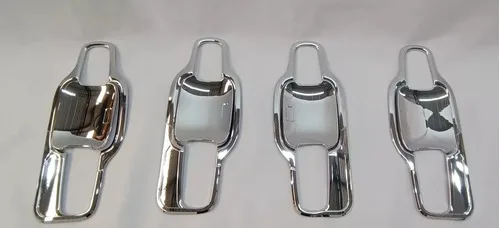 Imagem do produto Kit 8 Apliques Concha Portas Ranger 2024 A 2025 T9 Cromado