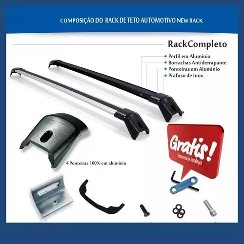Imagem do produto Travessa De Teto Preto Aluminio Ecosport Se Direct 2018