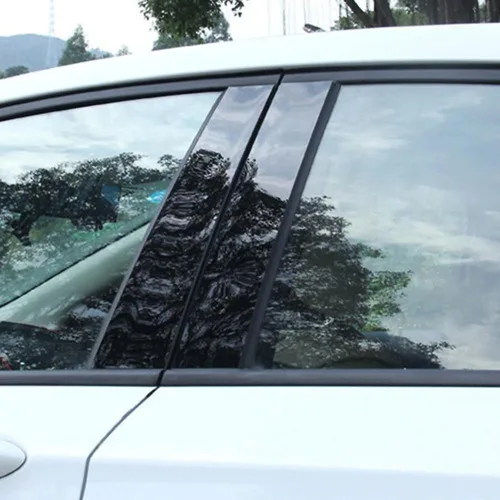 Imagem do produto Adesivo Colunas Black Piano Civic G10 Aplique Janela Porta