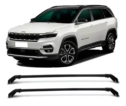 Travessa Larga Jeep Commander Bagageiro Top Qualidade