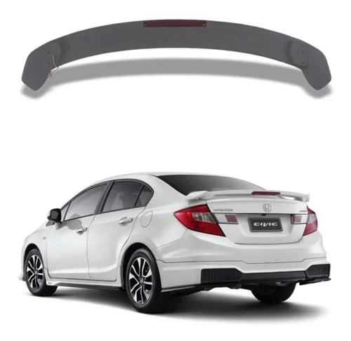 Aerofolio Honda New Civic Lxs Lxr 2013 2014 2015 2016 Leds
