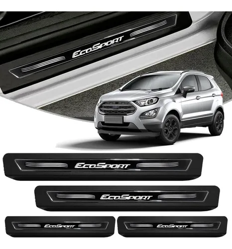 Kit Soleira Ecosport 2013 2014 Á 2017 2018 2019 2020 - Preto