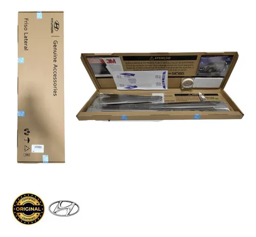 Imagem do produto Kit Jogo Friso Lateral Proteçao Porta Original Creta Persona