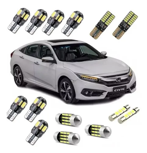 Kit Lampadas Led Premium Honda New Civic G10 2017 2018