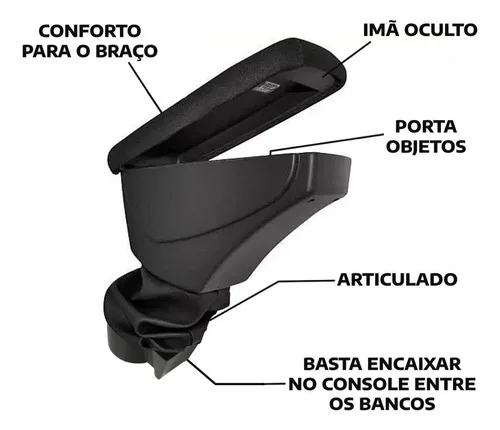 Imagem do produto Apoio Fiat Argo/cronos Coifa Tecido Preto