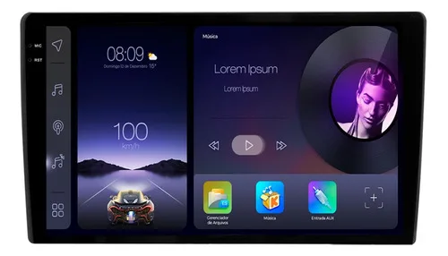 Multimídia Pad Adak Iplay G2 2ram 64gb Tela All In Qled 9'