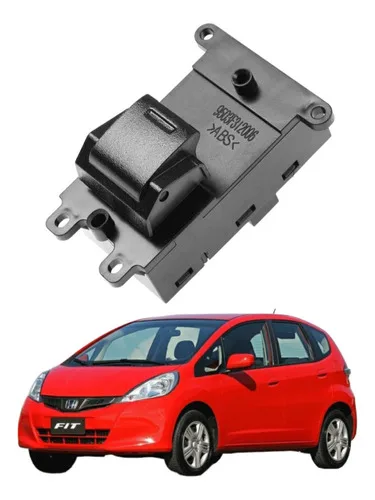 Botão Vidro Elétrico Simples Honda New Fit City 2009 A 2015