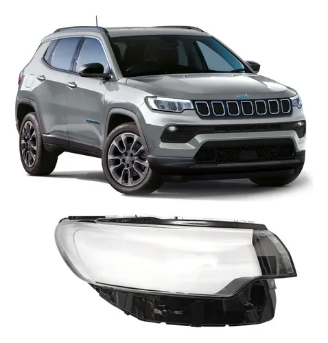 Lente Farol Jeep Compass 2022 2023 2024 Motorista Passageiro