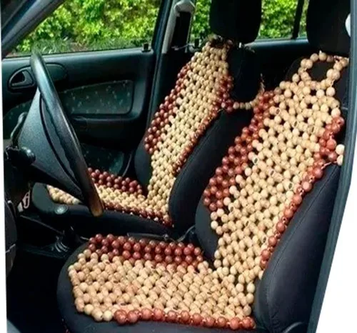 Imagem do produto Encosto Massageador Banco Carro Gm Bolinha Ortopedica