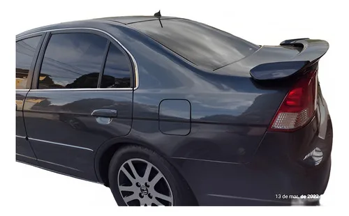 Aerofólio Honda Civic G7 (00/05) C/ Brakelight Led