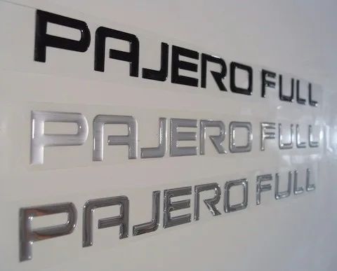 Imagem do produto Adesivo Resinado Pajero Full Para Capa Estepe Rigida