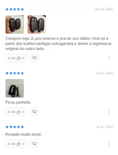 Imagem do produto Carcaça Chave Jeep Compass 2017 2018 2019 2020 2021 2022 23