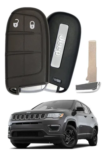 Imagem do produto Carcaça Chave Jeep Compass 2017 2018 2019 2020 2021 2022 23