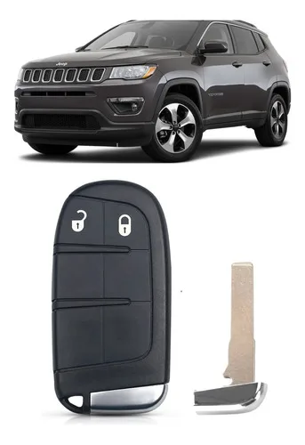 Imagem do produto Carcaça Chave Jeep Compass 2017 2018 2019 2020 2021 2022 23