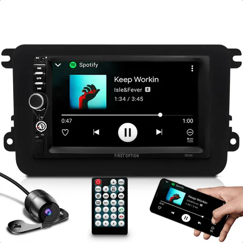 Kit Central Multimídia Dvd Esp. Android iPhone + Moldura Câm