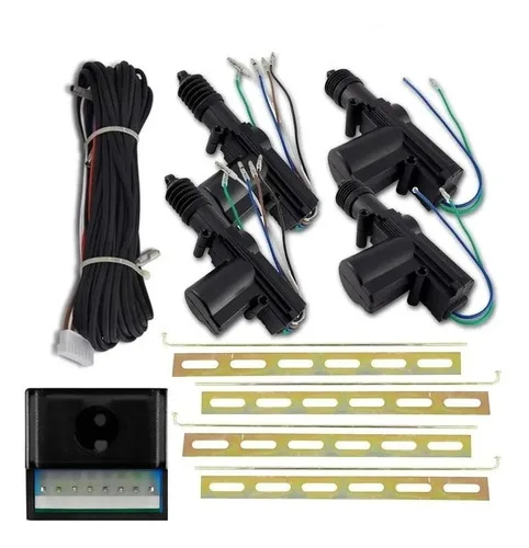 Kit Travas Eletrica Universal 4 Portas Dupla Serventia Tech