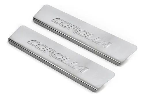 Imagem do produto Soleira Inox Cromada Alto Relevo Promoção Corolla 2019 2020