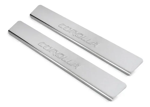 Imagem do produto Soleira Inox Cromada Alto Relevo Promoção Corolla 2019 2020