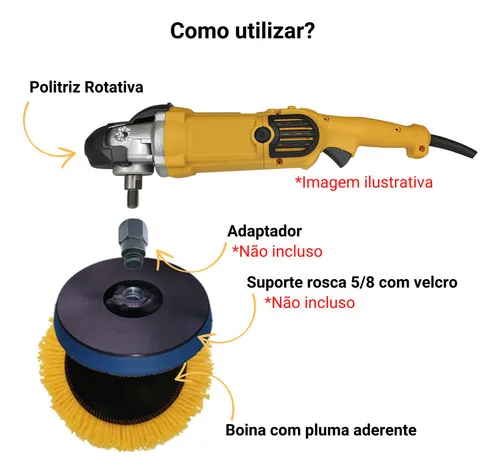 Imagem do produto Boinas De Lã 7 Polegadas Macia Normal Agressiva Corte Refino