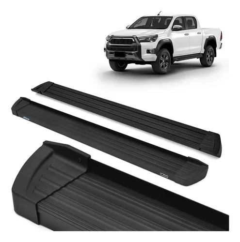 Estribo Slim Plataforma Preto Hilux Dupla Sr Srv Srx 2017