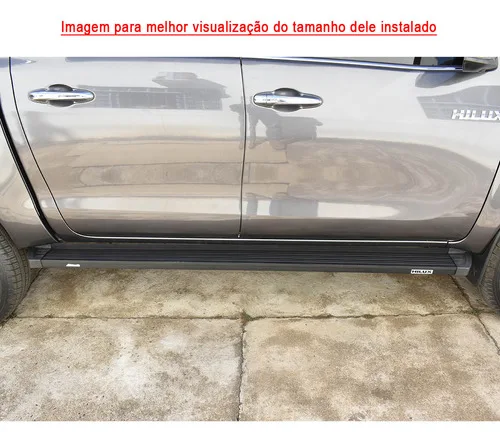 Imagem do produto Estribo Slim Plataforma Preto Hilux Dupla Sr Srv Srx 2017