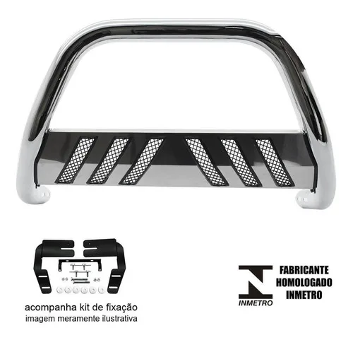 Imagem do produto Quebra Mato Pci Bepo Sport Cromado Amarok 2017 2018 2019