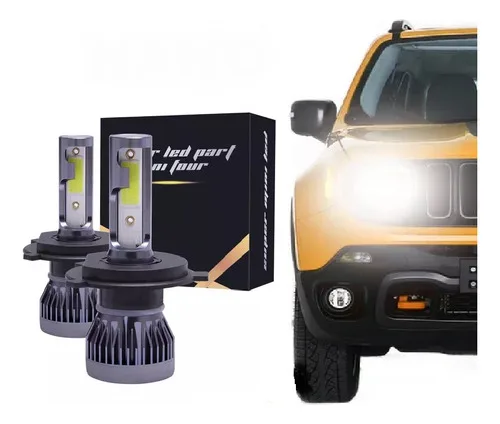 Super Led Jeep Renegade Farol Alto E Baixo Com Canceller