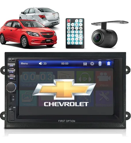 Central Kit Multimidia Onix Prisma Cobalt Spin 2din Câmera