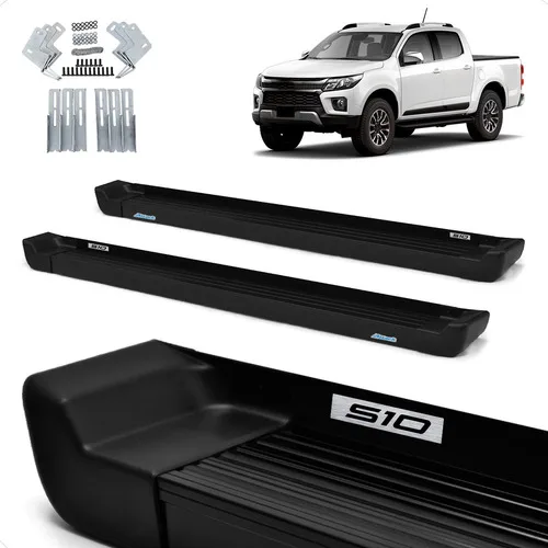 Estribo S10 Cabine Dupla 2017 2018 2019 2020 Prime Preto