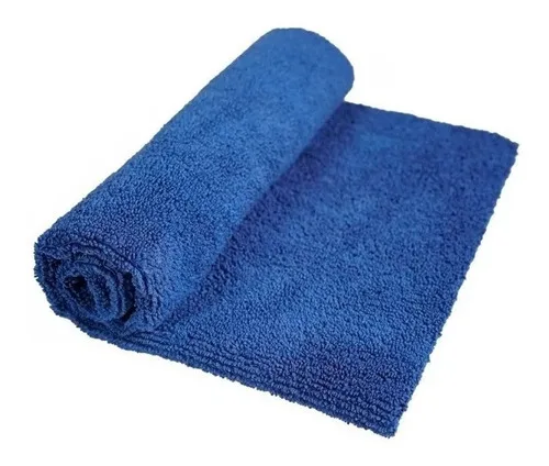 Toalha Pano Microfibra Automotivo 40x40 Vonixx Sem Costura Cor Azul