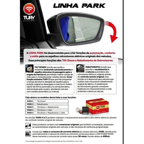 Imagem do produto Módulo Vidro E Retrovisor Renault Captur Tury Park 4.3.7 E