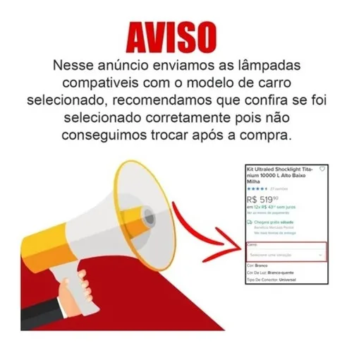 Imagem do produto Kit Ultraled Asx 70w 8.000 Lumêns 6000k Alto Baixo Milha